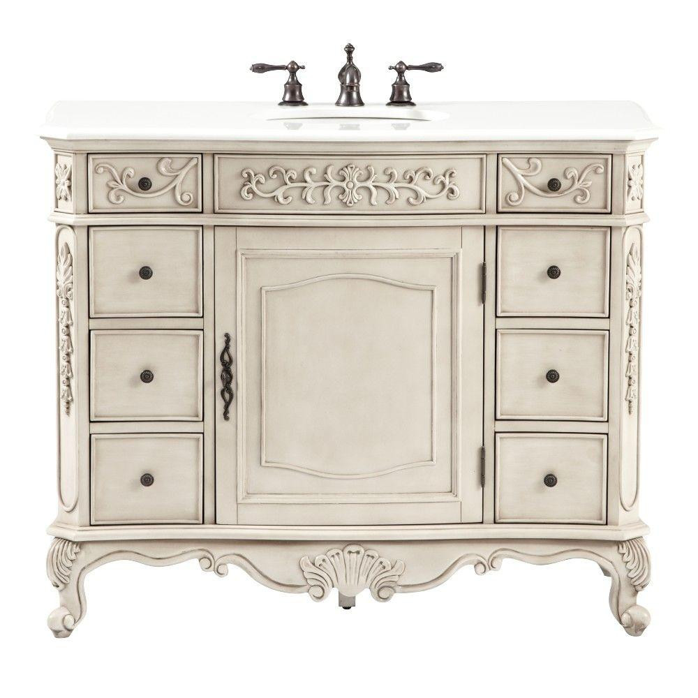 Home Depot Bathroom Vanity Top
 Home Decorators Collection Winslow 45 in W Bath Vanity in