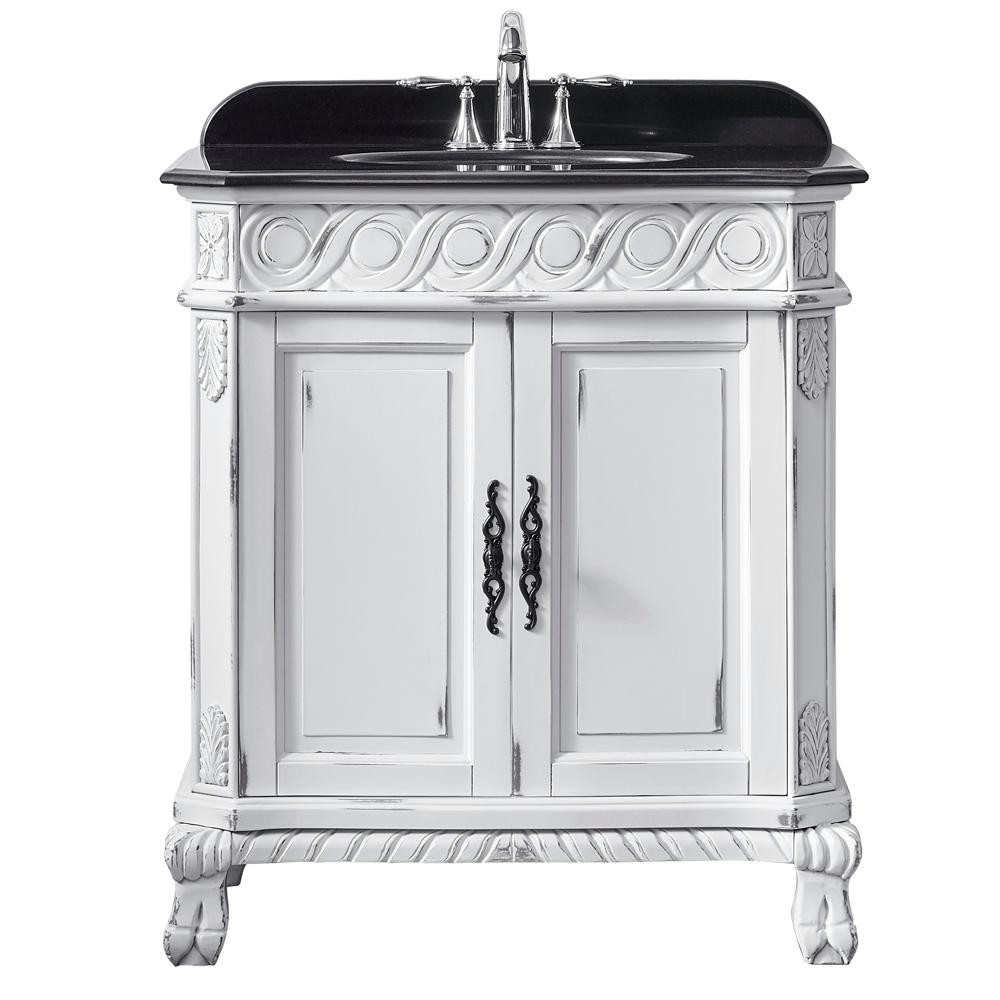 Home Depot Bathroom Vanity Top
 OVE Decors Trent 30 in W x 22 in D Bath Vanity in