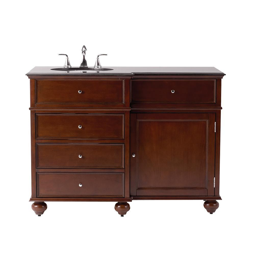 Home Depot Bathroom Vanity Top
 Home Decorators Collection Hampton Harbor 48 in W x 22 in