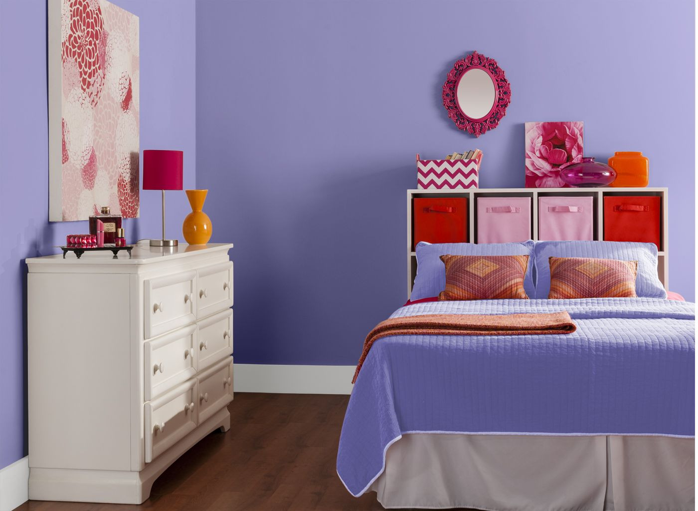 Home Depot Bedroom Paint Colors
 dewy iris painted room