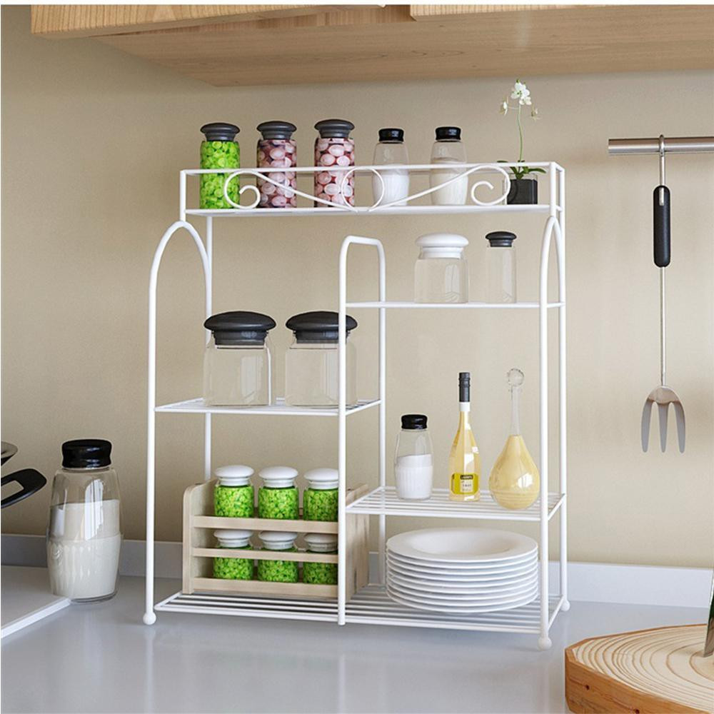 Home Depot Kitchen Organization
 Honey Can Do 22 in x 10 in Kitchen Organizer Rack KCH