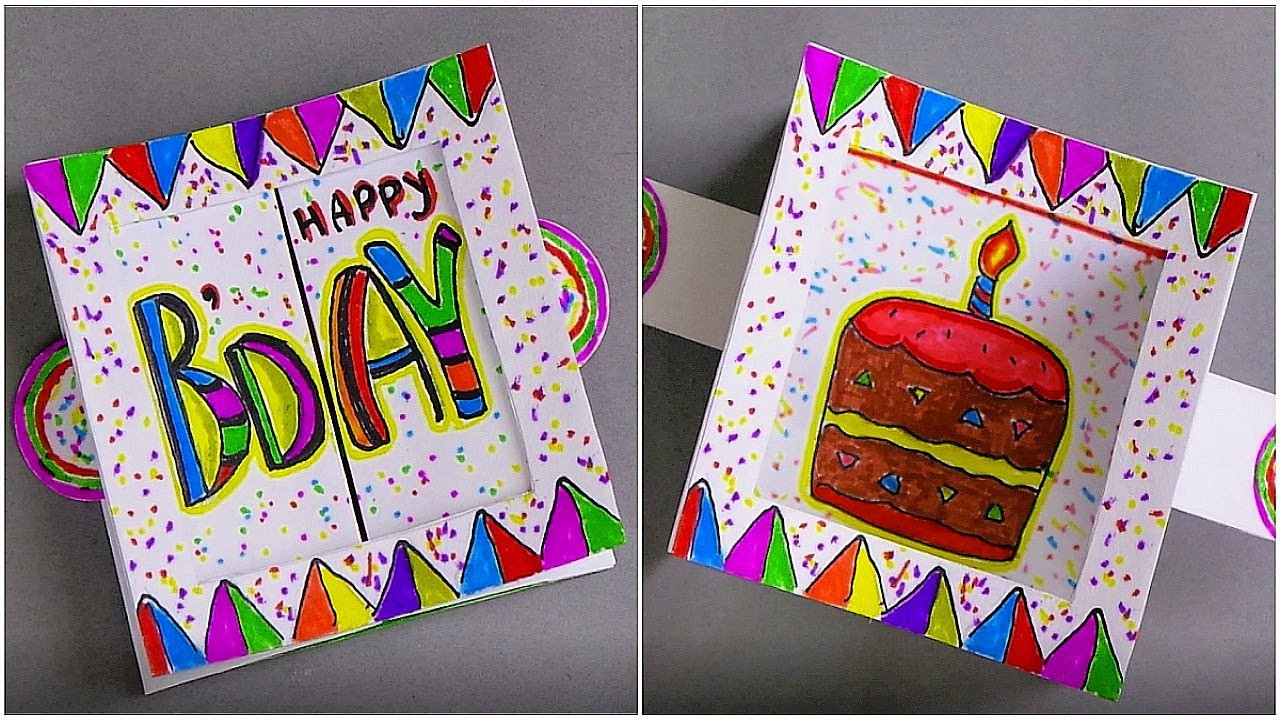 Homemade Birthday Card Ideas
 DIY BIRTHDAY CARD HANDMADE GREETING CARD MAKING IDEAS