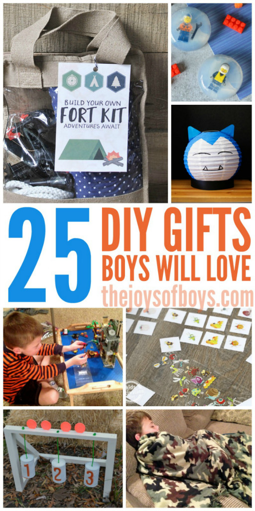 Homemade Gift Ideas For Boys
 25 Homemade Gifts Boys Will Love