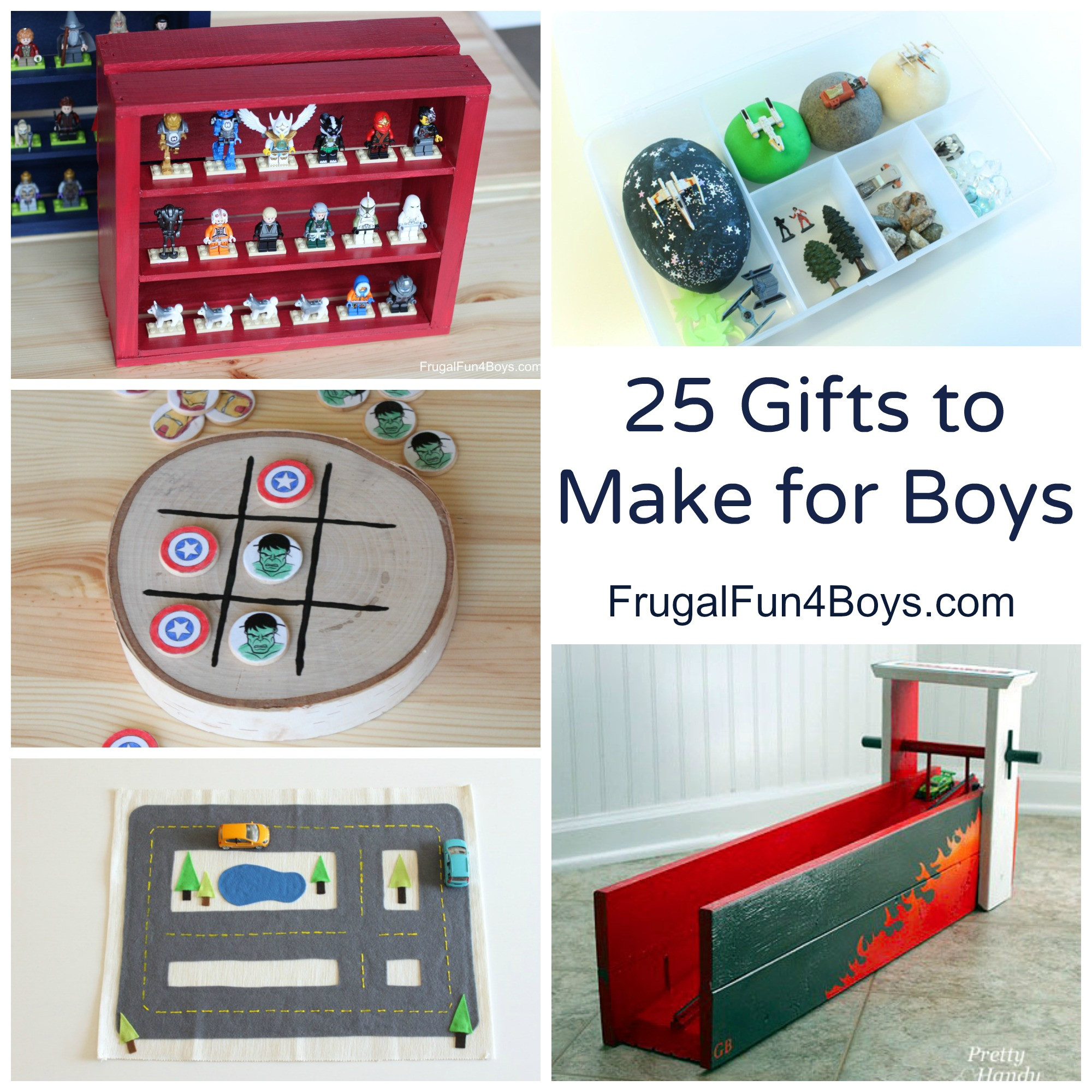 Homemade Gift Ideas For Boys
 25 More Homemade Gifts to Make for Boys Frugal Fun For