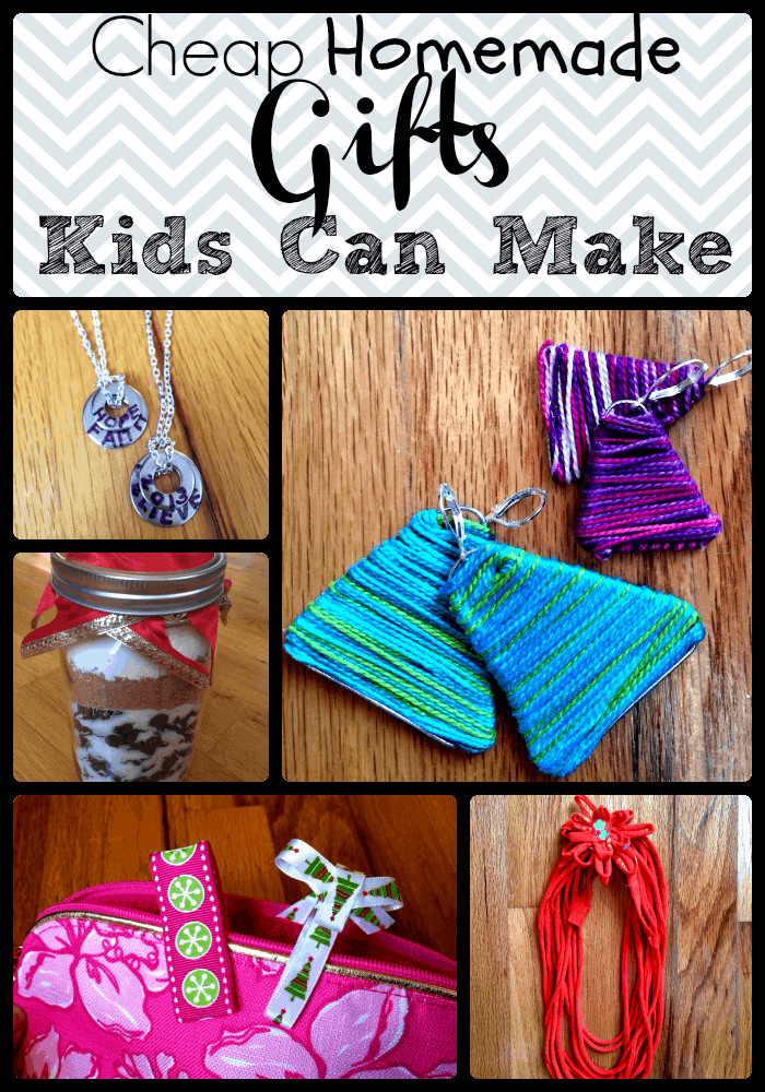 Homemade Gifts For Kids
 Cheap Homemade Gifts Kids Can Make