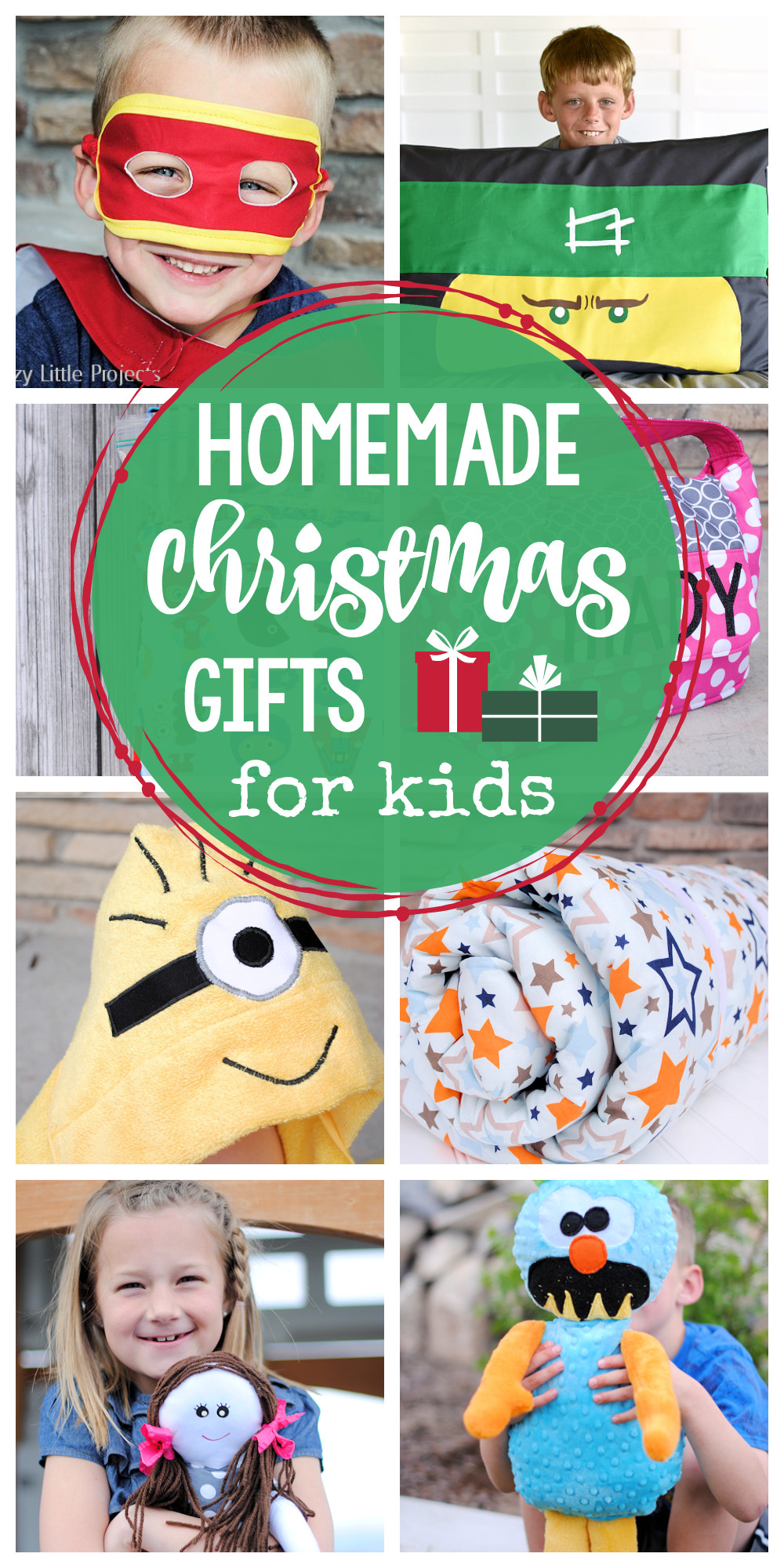 Homemade Gifts For Kids
 25 Homemade Christmas Gifts for Kids Crazy Little Projects