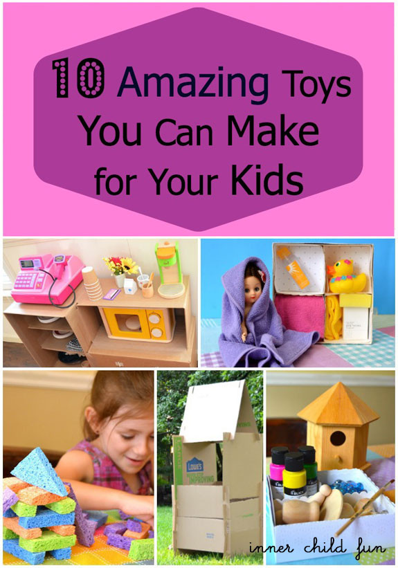Homemade Gifts For Kids
 10 Amazing Toys You Can Make For Your Kids Inner Child Fun