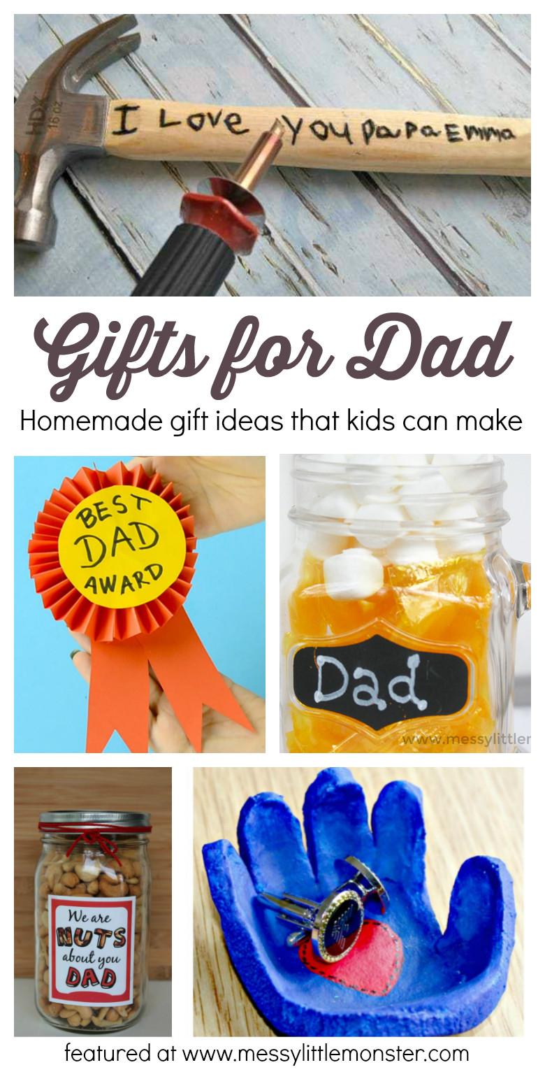 Homemade Gifts For Kids
 Gifts For Dad From Kids Homemade Gift Ideas That Kids