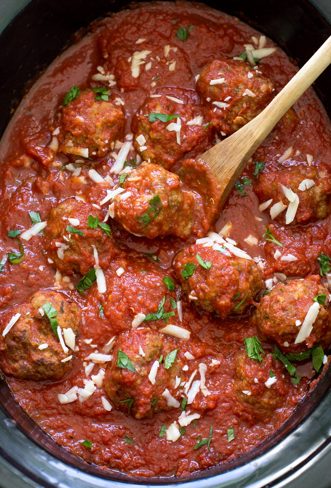 Homemade Italian Meatball Recipes
 Slow Cooker Italian Meatballs