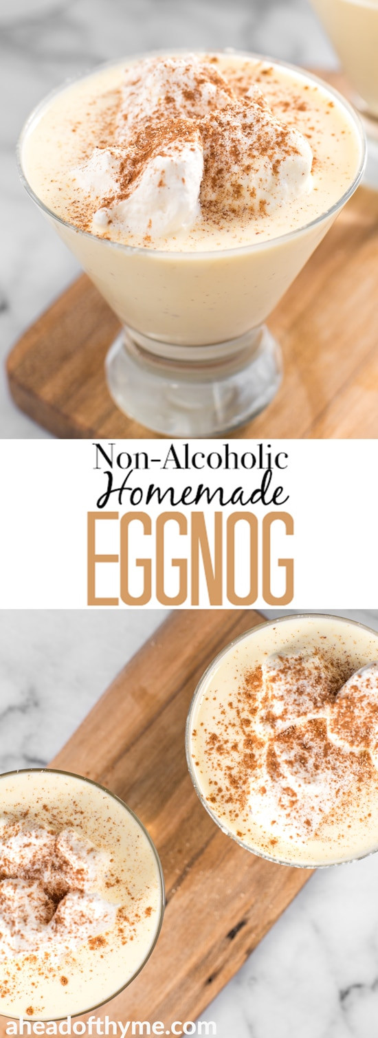 Homemade Non Alcoholic Eggnog
 Non Alcoholic Homemade Eggnog