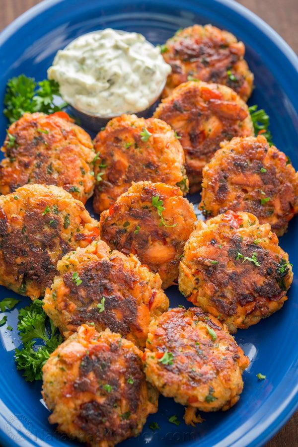 Homemade Salmon Patties
 Salmon Patties Recipe VIDEO NatashasKitchen