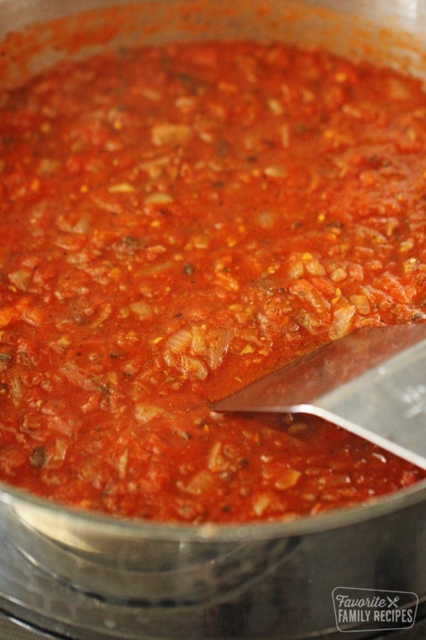 Homemade Spaghetti Sauce From Fresh Tomatoes
 Homemade Spaghetti Sauce w Fresh Tomatoes