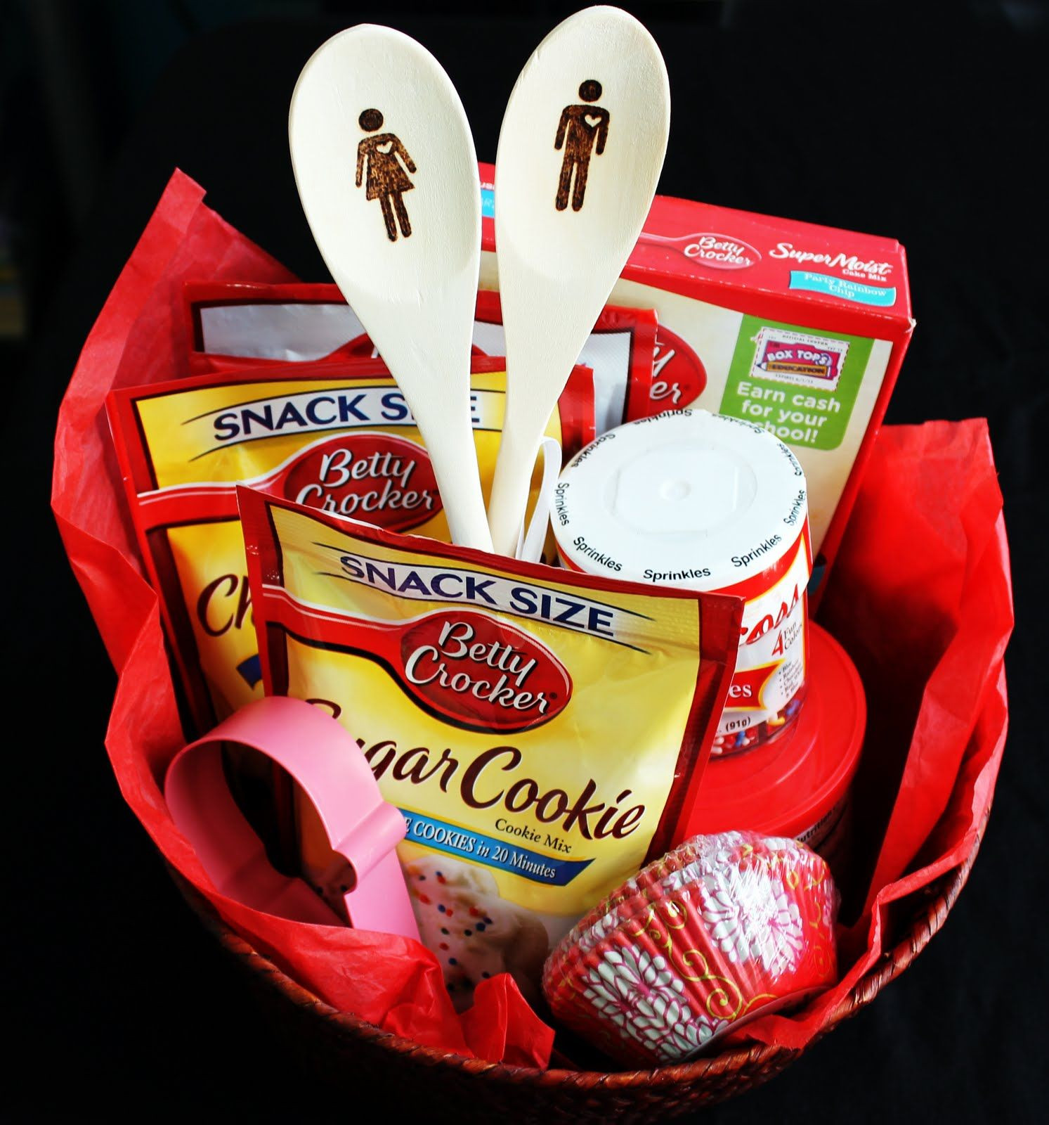 Homemade Valentine Gift Basket Ideas
 cute idea could be for housewarming our valentines day