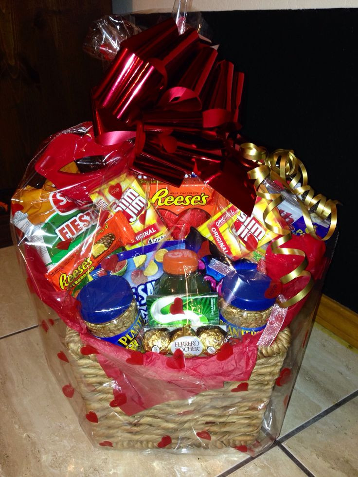 Homemade Valentine Gift Basket Ideas
 28 best Valentine s Day basket Ideas images on Pinterest