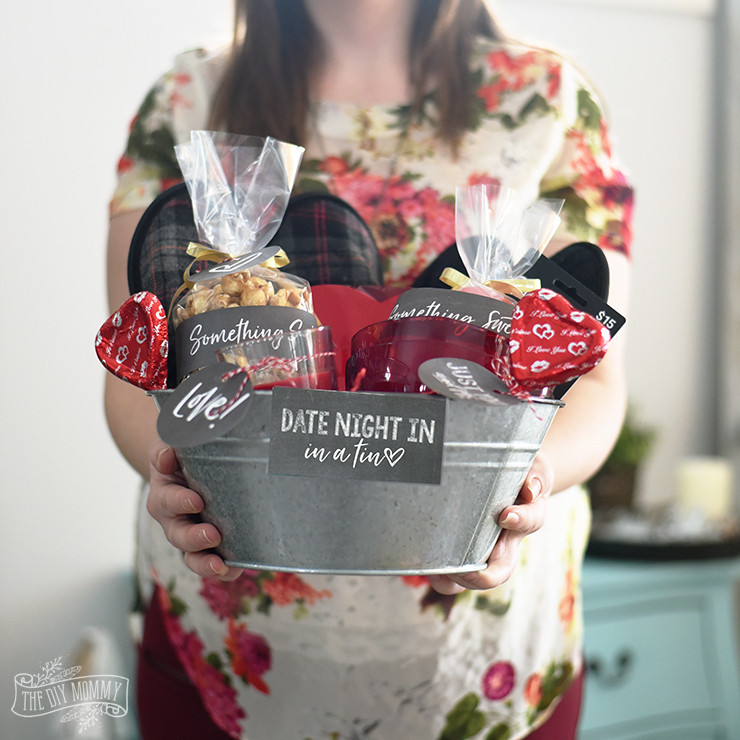 Homemade Valentine Gift Basket Ideas
 Valentine s Day Date Night In Gift Basket Idea 24 More