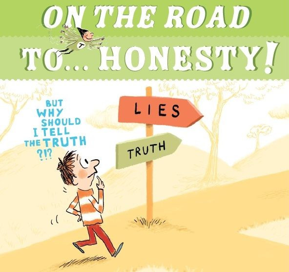 Honesty Quotes For Kids
 Book cover of up ing the Road to Honesty Children