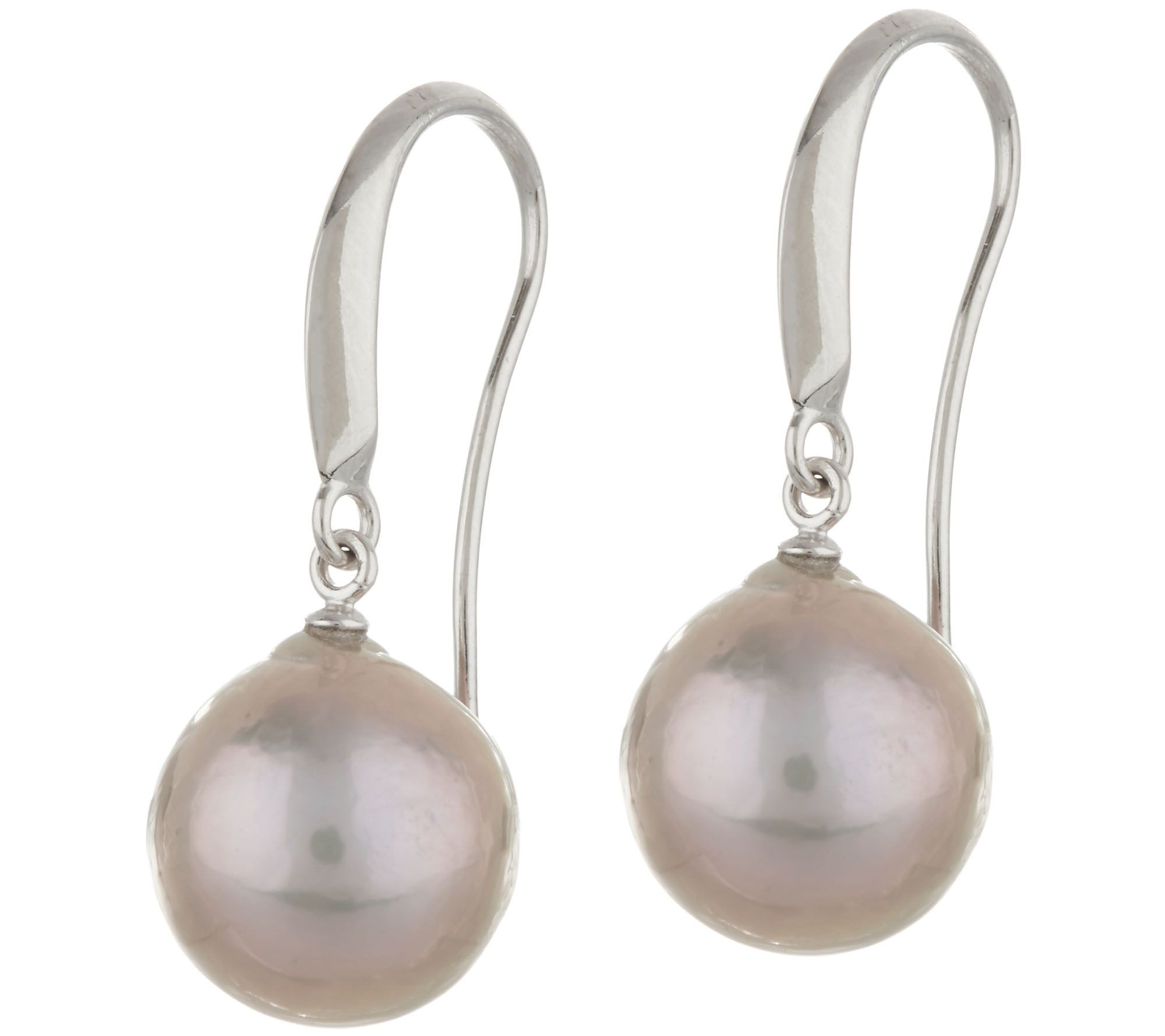 Honora Pearl Earrings
 Honora Grey Ming Cultured Pearl Sterling Drop Earrings