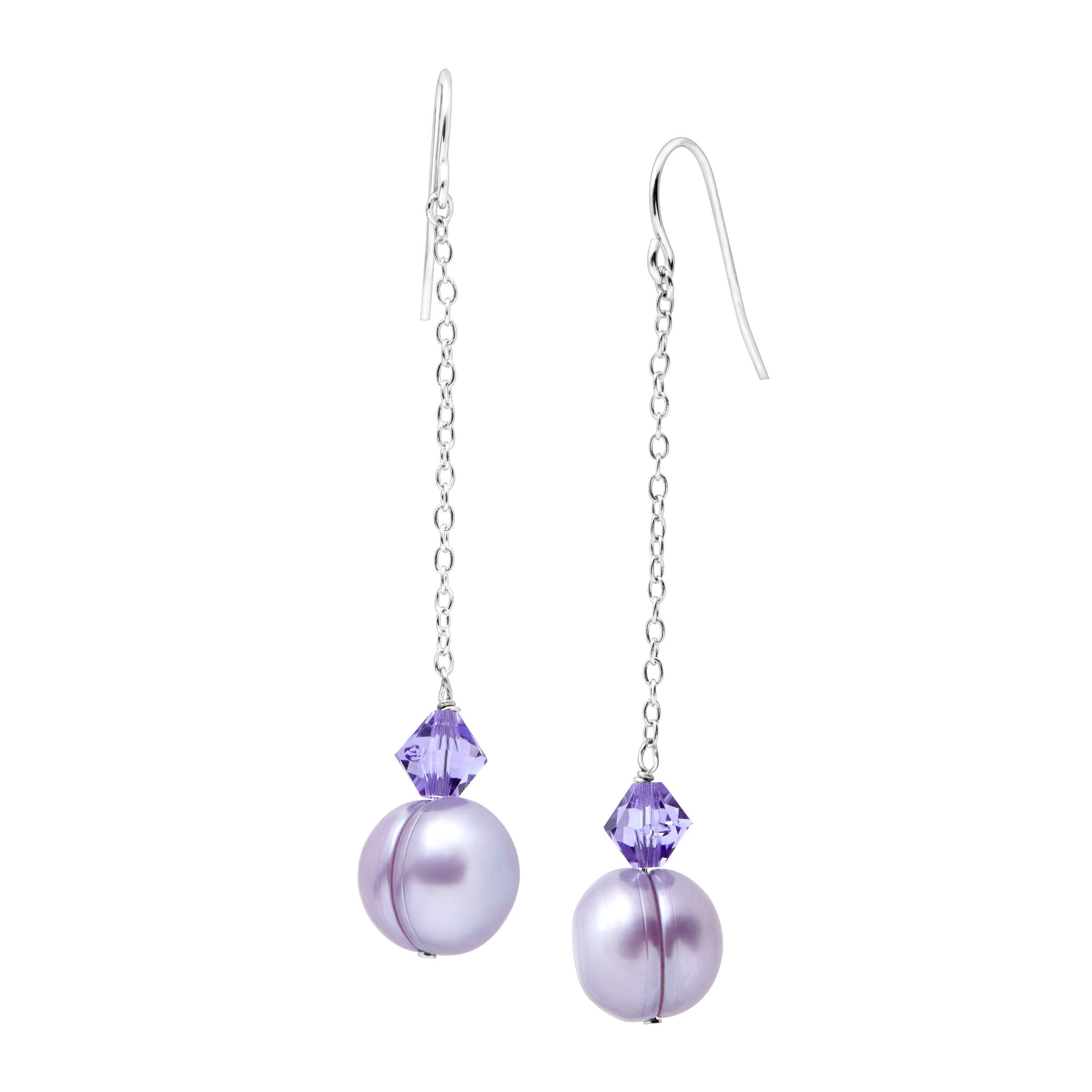 Honora Pearl Earrings
 Honora Lavender Freshwater Pearl Drop Earrings with