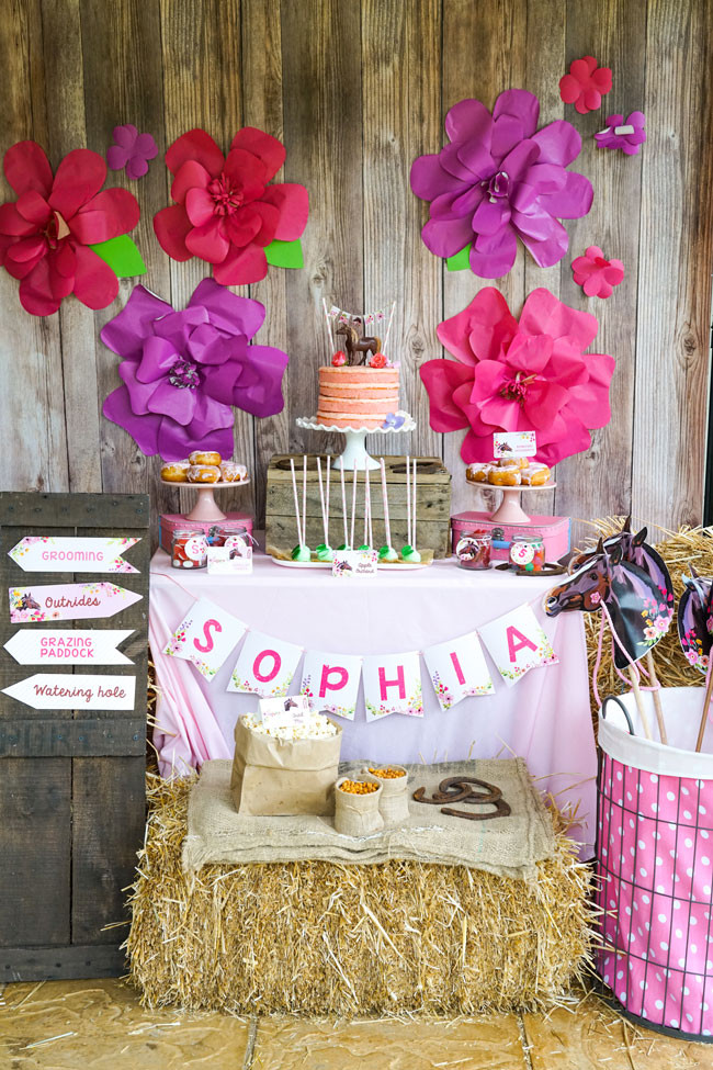 Horse Birthday Party Decorations
 Rustic Horse Birthday Party For Girls Pretty My Party