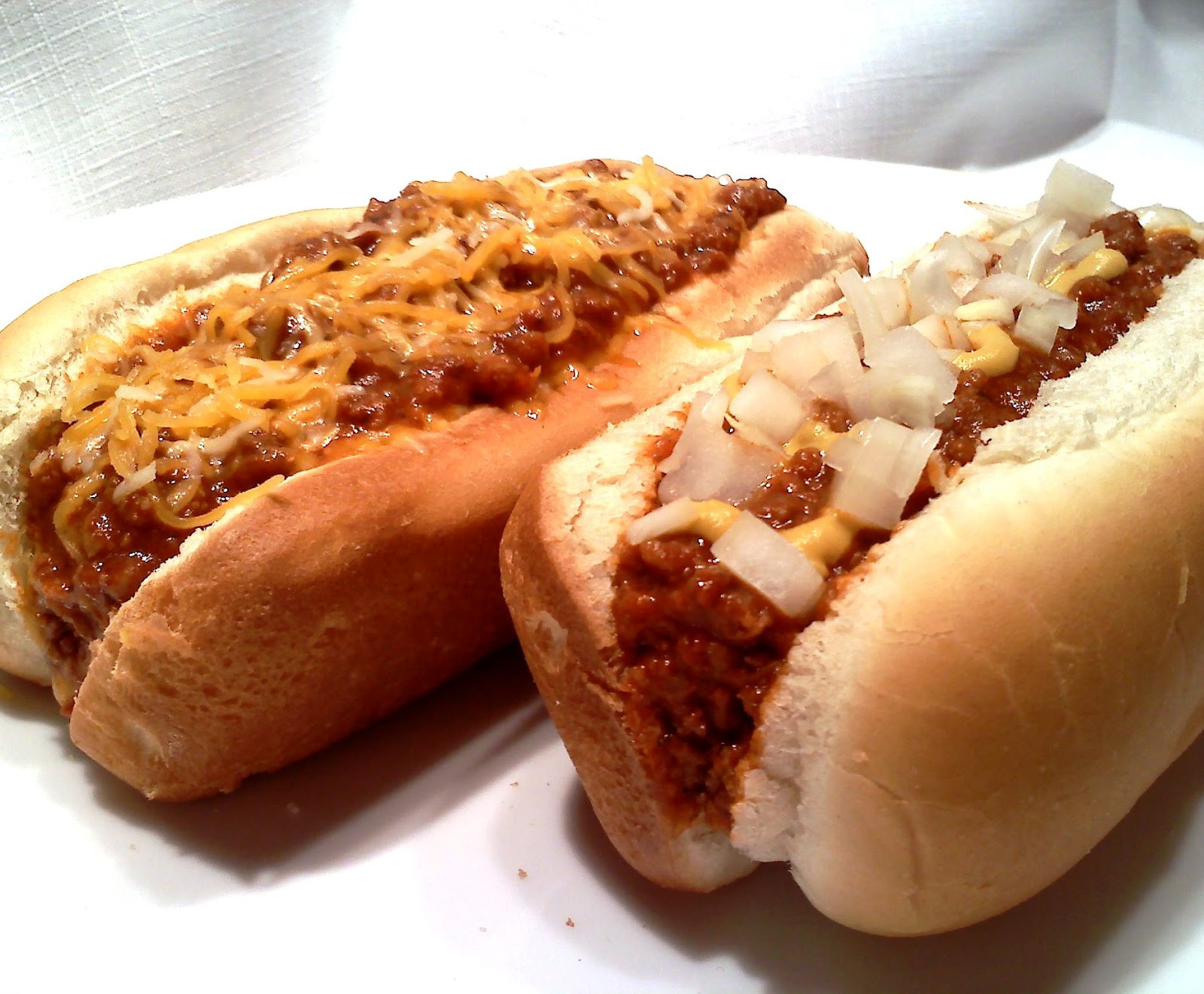 Hot Dogs With Chili
 South Your Mouth Hot Dog Chili Sauce