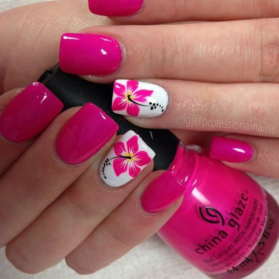 Hot Pink Nail Designs
 Hot Pink Nails s and for