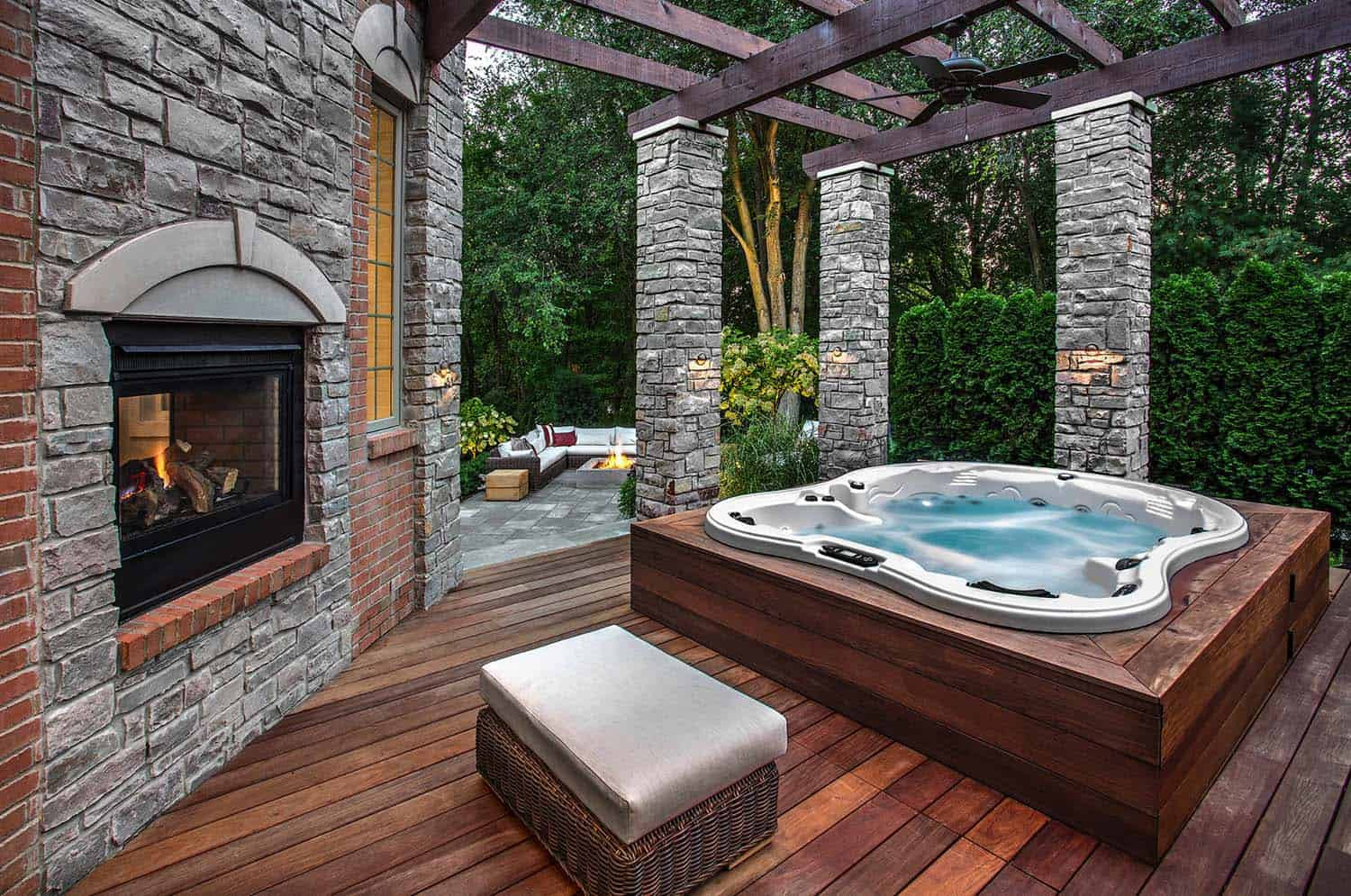 Hot Tub Backyard Ideas
 40 Outstanding Hot Tub Ideas To Create A Backyard Oasis