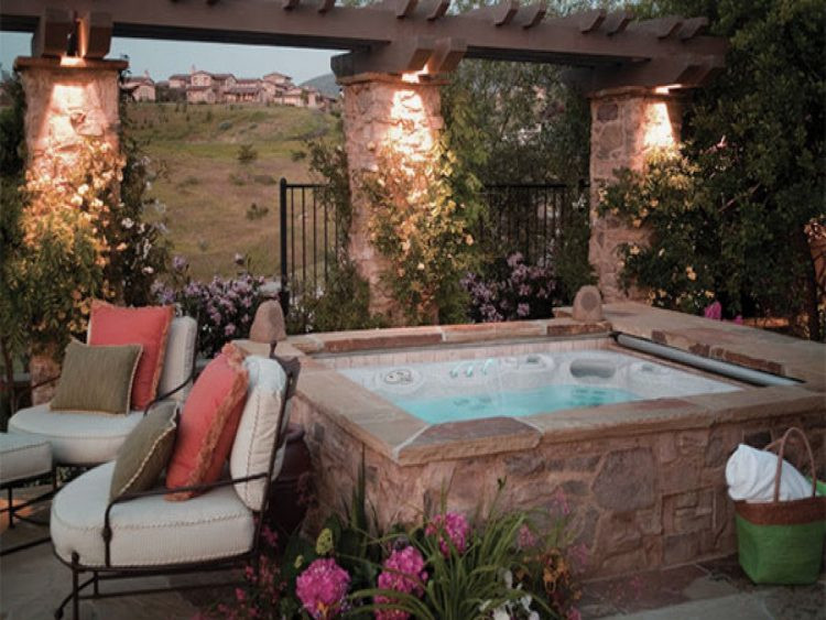Hot Tub Backyard Ideas
 20 Relaxing Backyard Designs With Hot Tubs