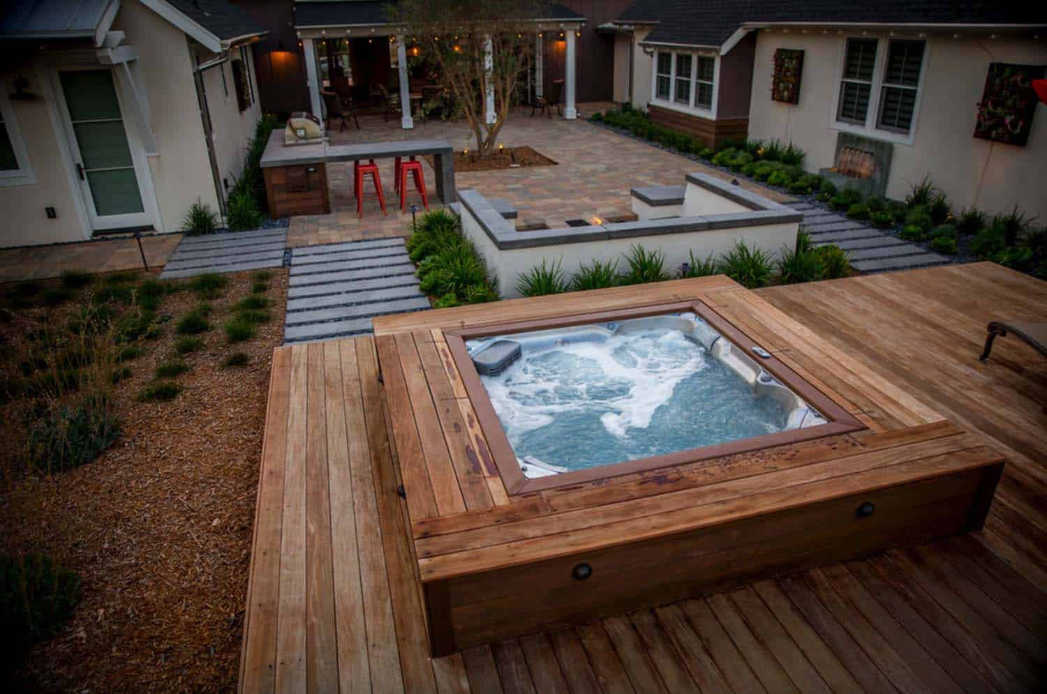 Hot Tub Backyard Ideas
 40 Outstanding Hot Tub Ideas To Create A Backyard Oasis
