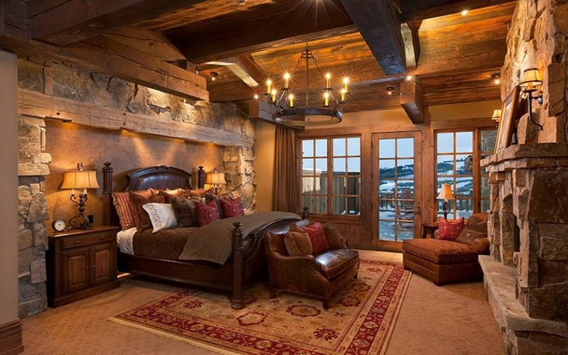 House Party Master Bedroom Key
 Rustic Bedrooms