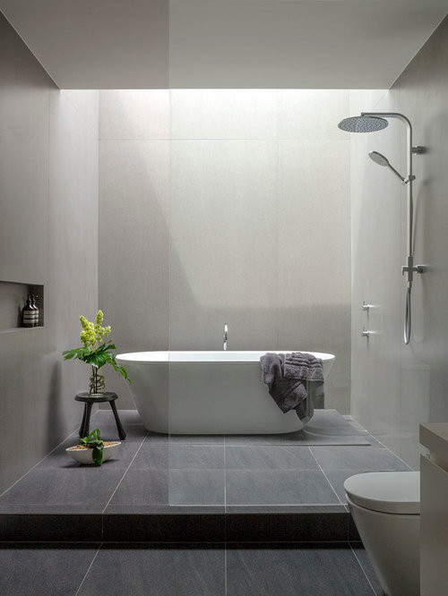 Houzz Bathroom Shower
 Modern Bathroom Design Ideas Renovations & s with an