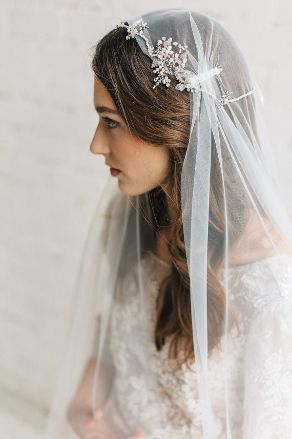 How Do You Make A Wedding Veil
 5 Unique Ways To Wear Your Wedding Veil In 2017 paper lace