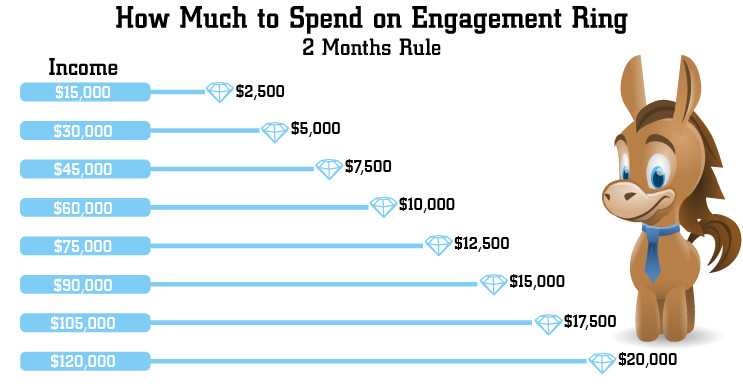 How Much Should A Wedding Ring Cost
 How Much Should You REALLY Spend on Engagement Ring in 2019
