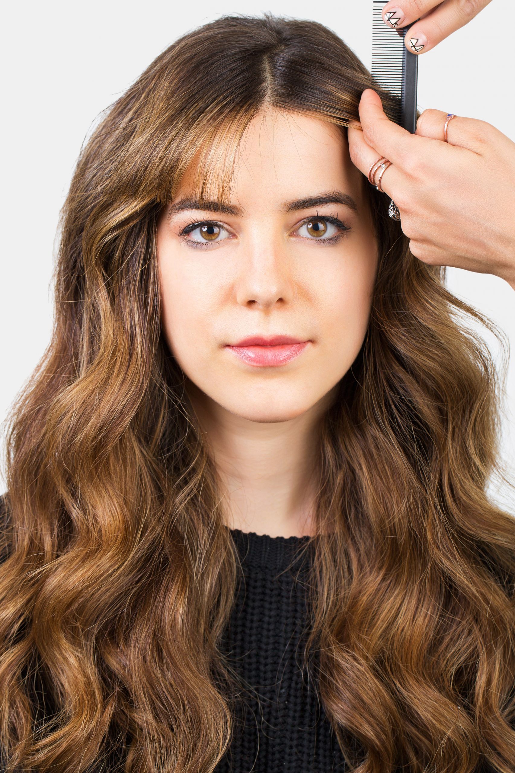 How To Cut Bangs On Long Hair
 How to Style Bangs 5 Hairstyles to Keep Your Bangs Out