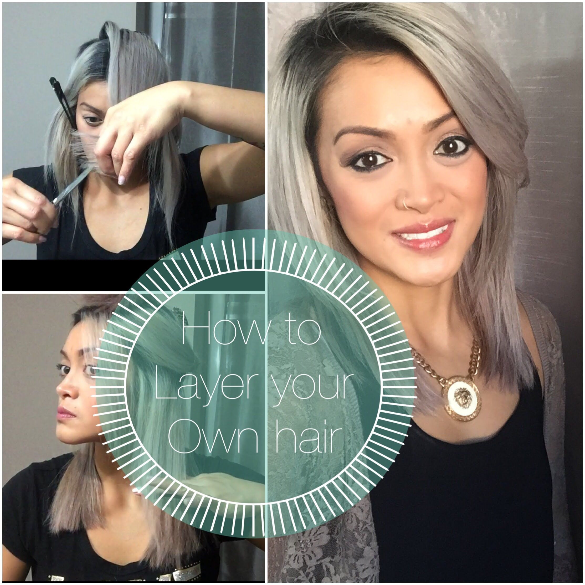 How To Cut My Own Hair Women
 Pin on Hair Styles