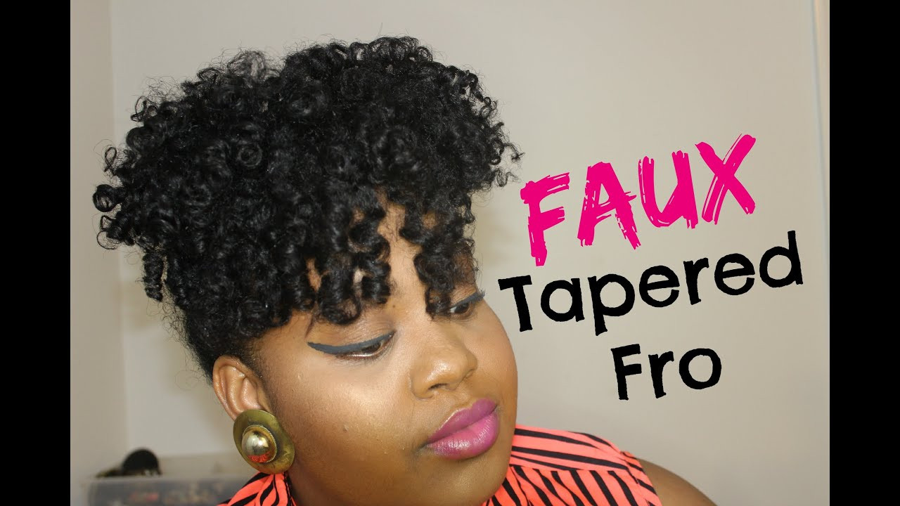 How To Cut Natural Hair
 Faux Tapered Cut on Medium Long "Natural Hair" w Original