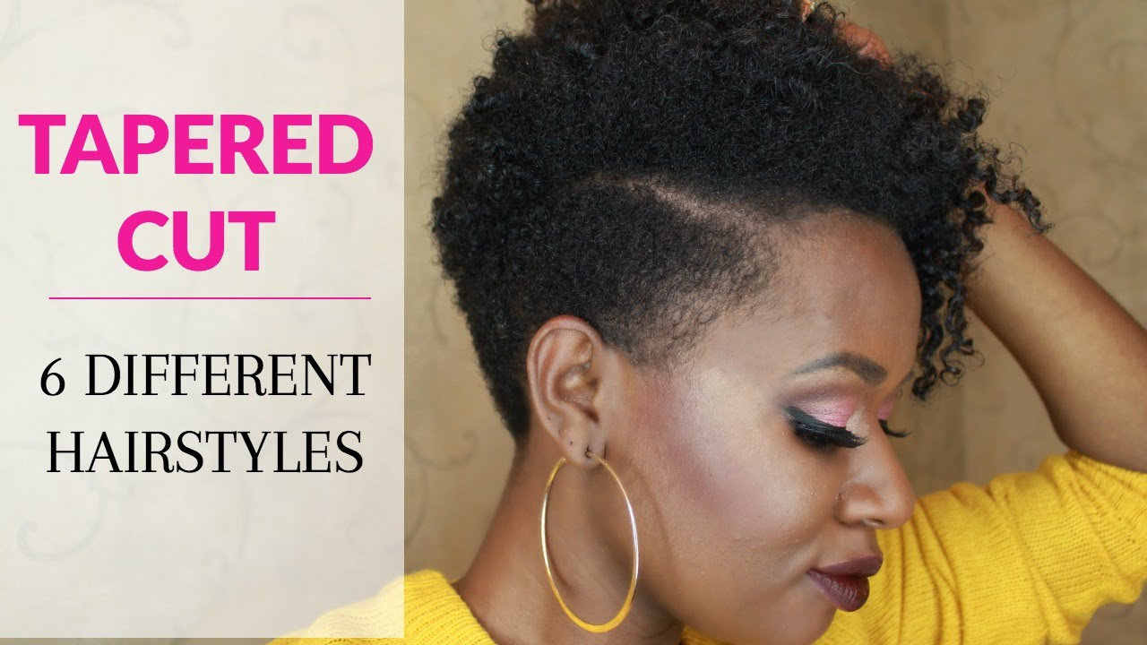 How To Cut Natural Hair
 How to Style a Tapered Cut on Natural Hair Six Hairstyles