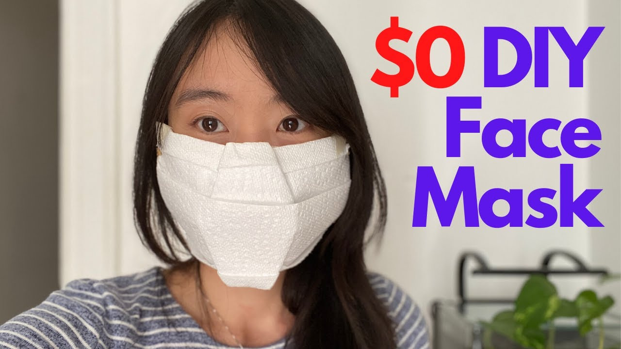 How To Make A DIY Face Mask
 How to make a NO SEW DIY FACE MASK $0 Quick & Easy