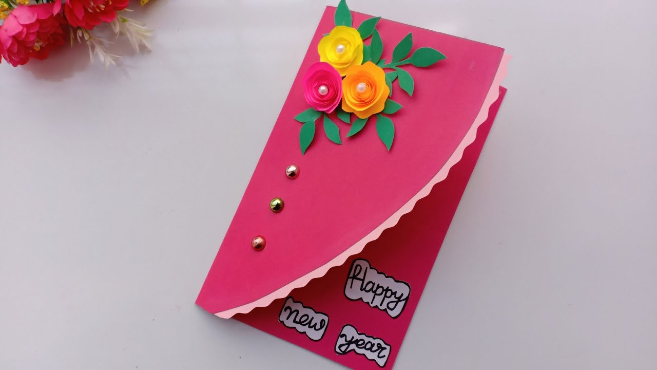 How To Make A Happy Birthday Card
 Beautiful Handmade Happy New Year 2019 Card Idea DIY