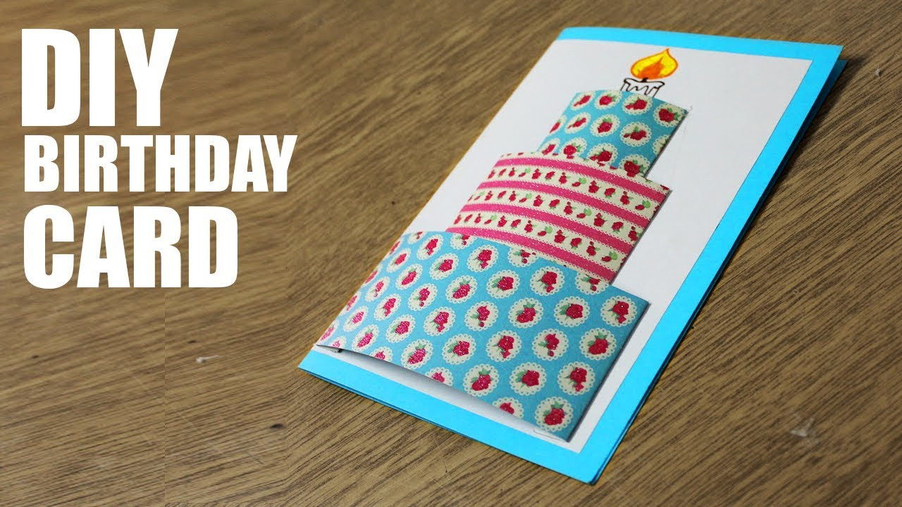 How To Make A Happy Birthday Card
 How to make Happy Birthday Cards Handmade Cards for