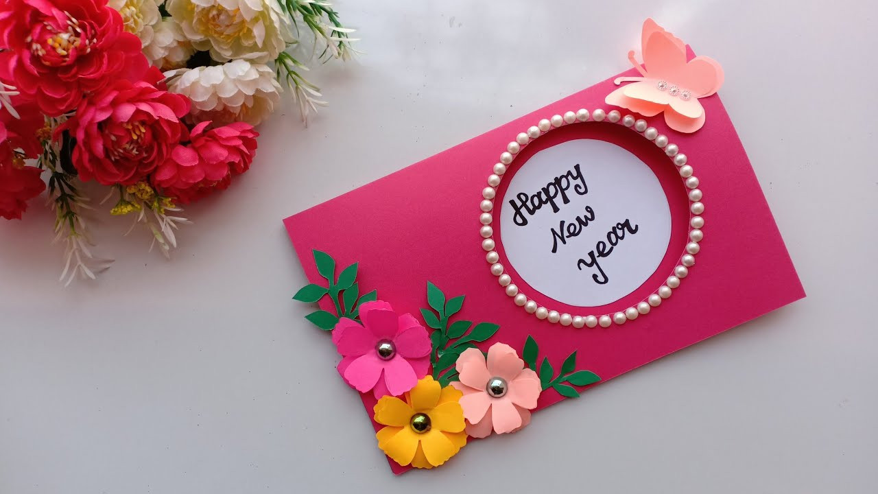 How To Make A Happy Birthday Card
 Beautiful Handmade Happy New Year 2019 Card Idea DIY