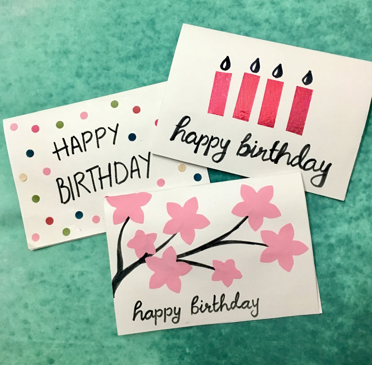 How To Make Birthday Cards
 3 Easy 5 Minute DIY Birthday Greeting Cards