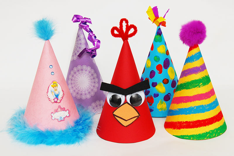 How To Make Birthday Decorations
 Birthday Hat Kids Crafts