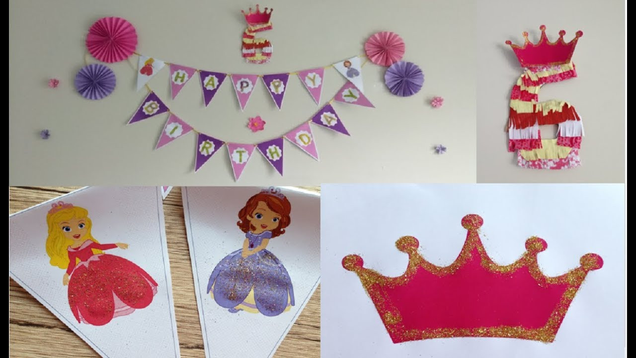 How To Make Birthday Decorations
 Diy easy birthday Party decorations with paper