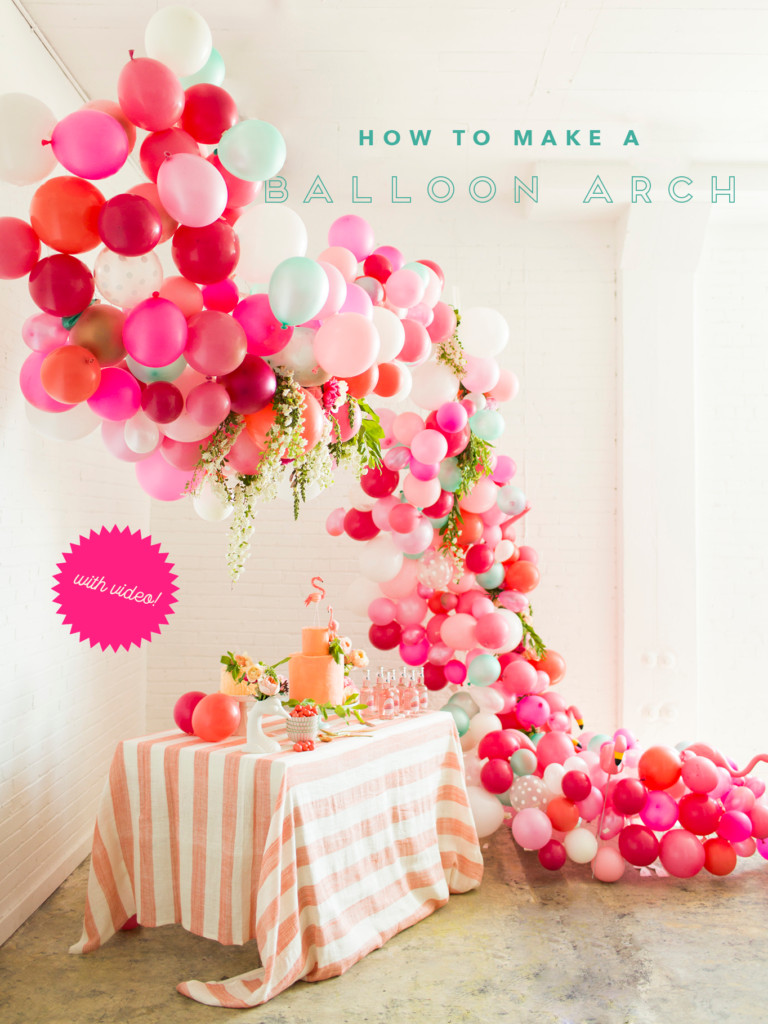 How To Make Birthday Decorations
 16 Balloon Garland Party Ideas Pretty My Party Party Ideas