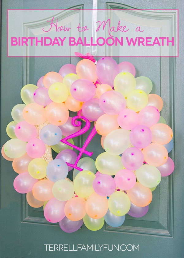 How To Make Birthday Decorations
 Awesome Balloon Decorations 2017