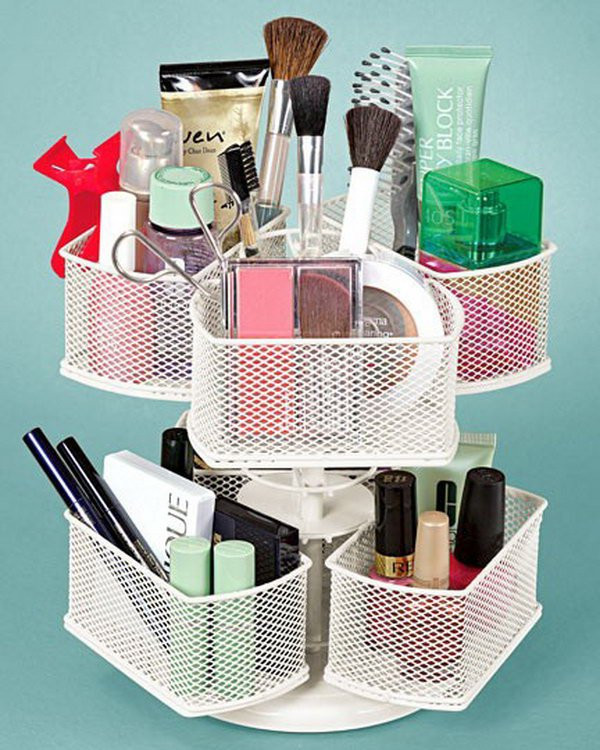 How To Organize Makeup DIY
 DIY Organization Hacks For Small Spaces All For Fashions