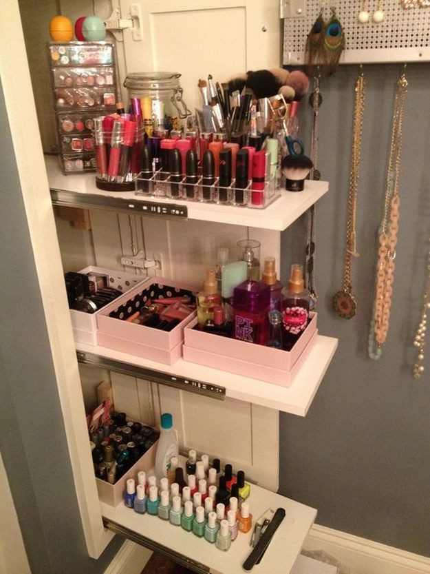 How To Organize Makeup DIY
 17 Best images about Makeup Ideas on Pinterest