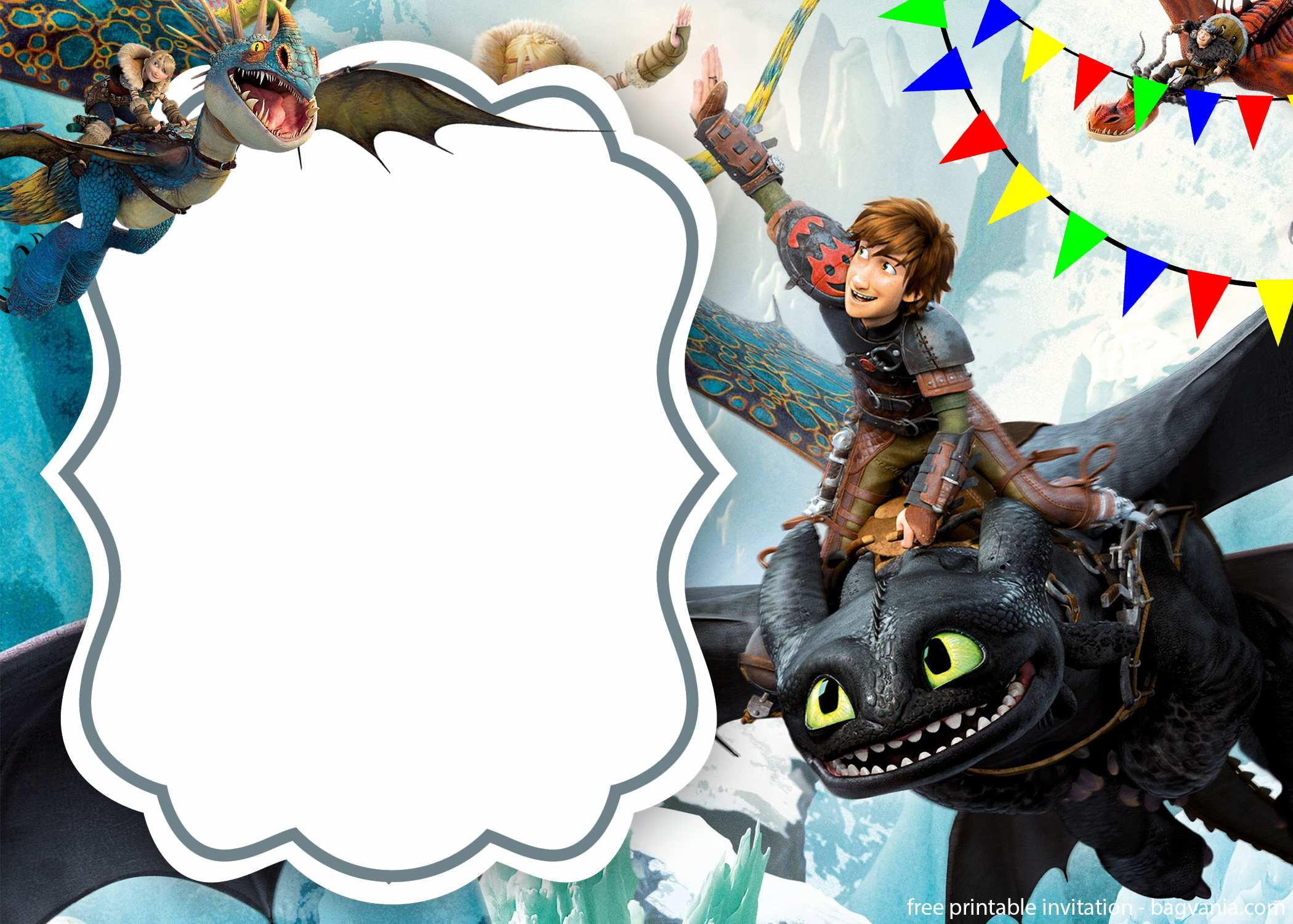 How To Train Your Dragon Birthday Invitations
 Free Download How To Train Your Dragon Invitation – FREE
