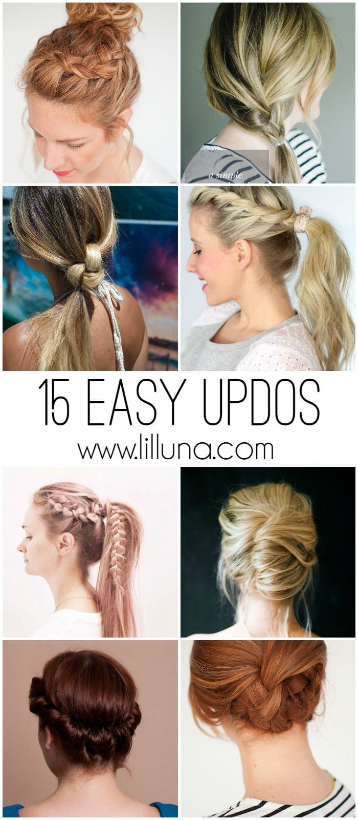 How To Updo Hairstyles
 Easy Updos