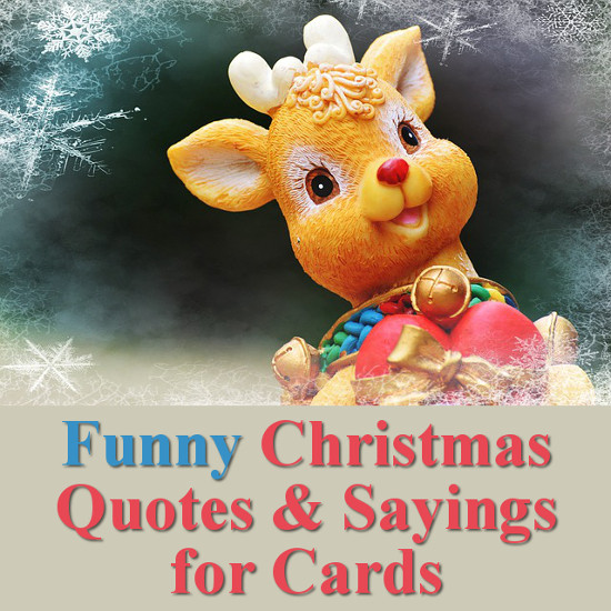 Humorous Christmas Quote
 Funny Christmas Quotes for Cards and Crafts